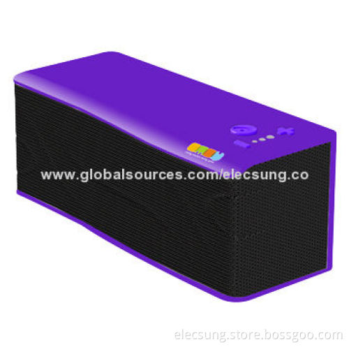 Powerful Stereo Portable Mini Bluetooth V2.1 + ERD Speaker, 3.7V, 1,200mAh Rechargeable Battery